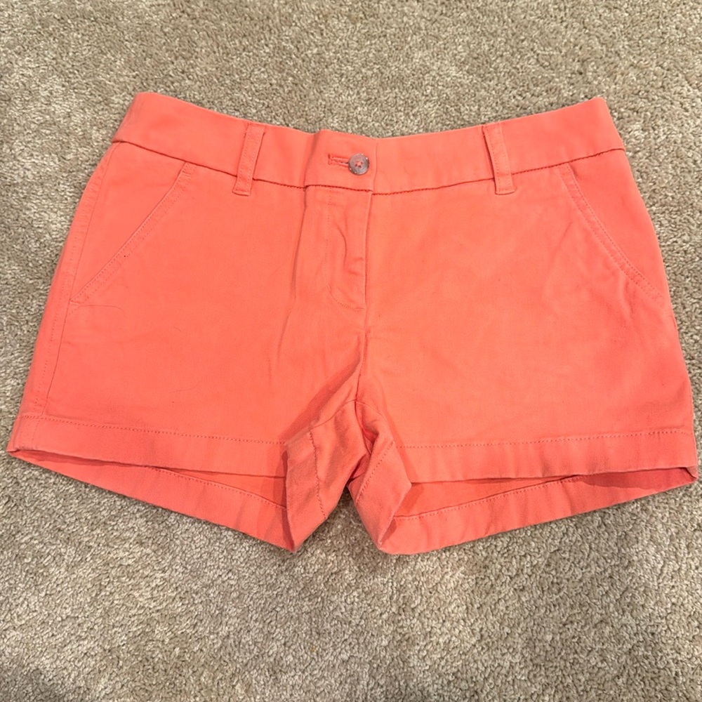 Southern Tide orange chino shorts size 2